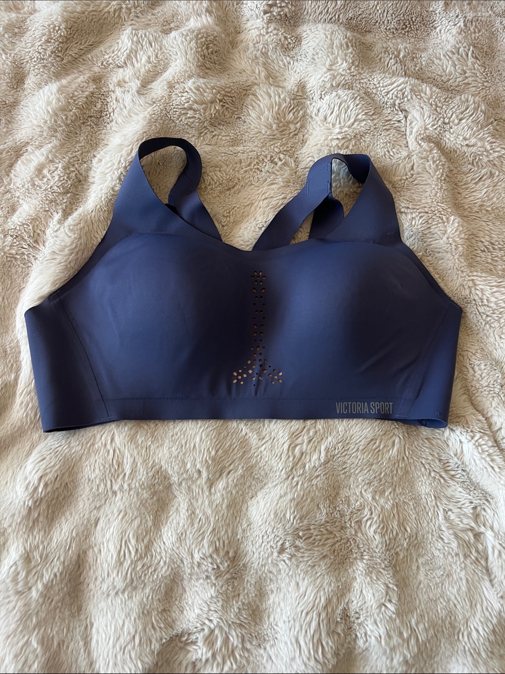 Victoria sport Navy High-Support Seamless Sports Bra